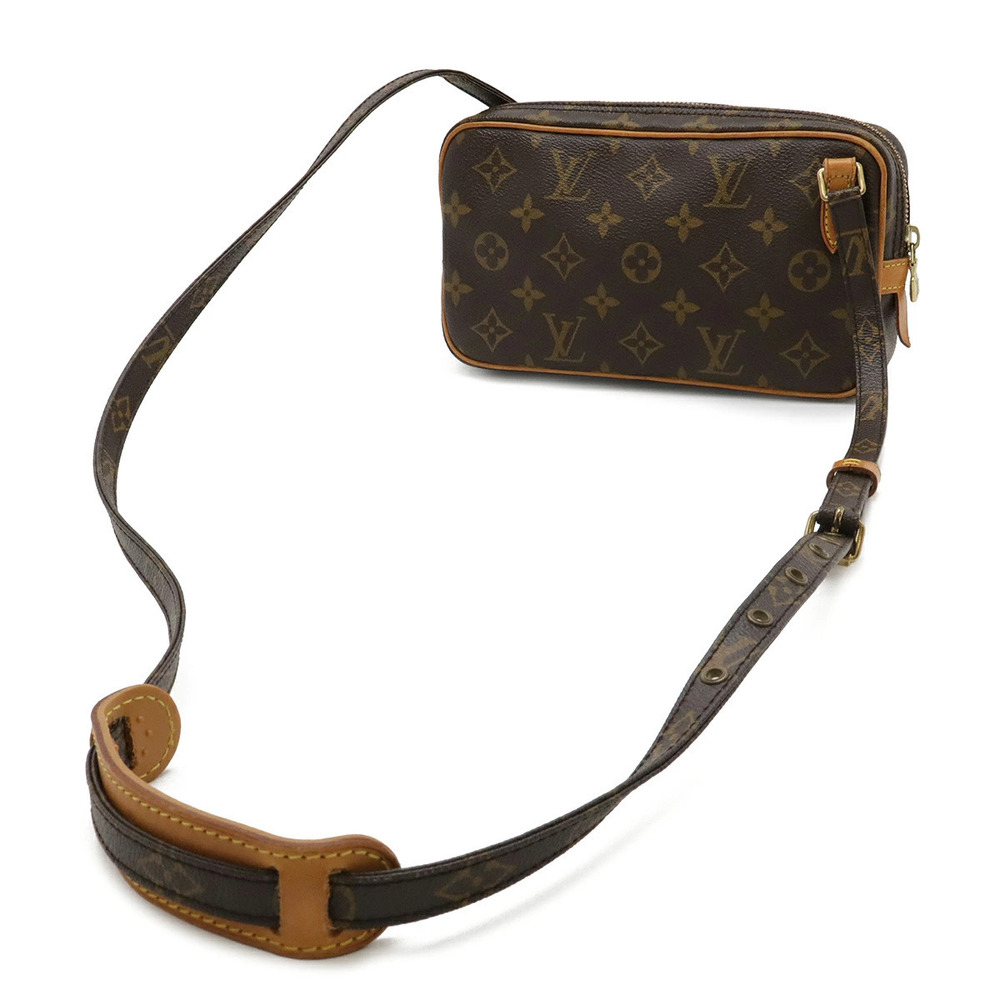 Louis Vuitton Pouch Bag Monogram Crossbody Bandouliere Marly Brown